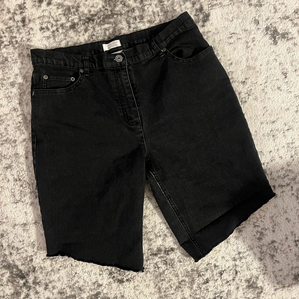 Black Cutoff Shorts